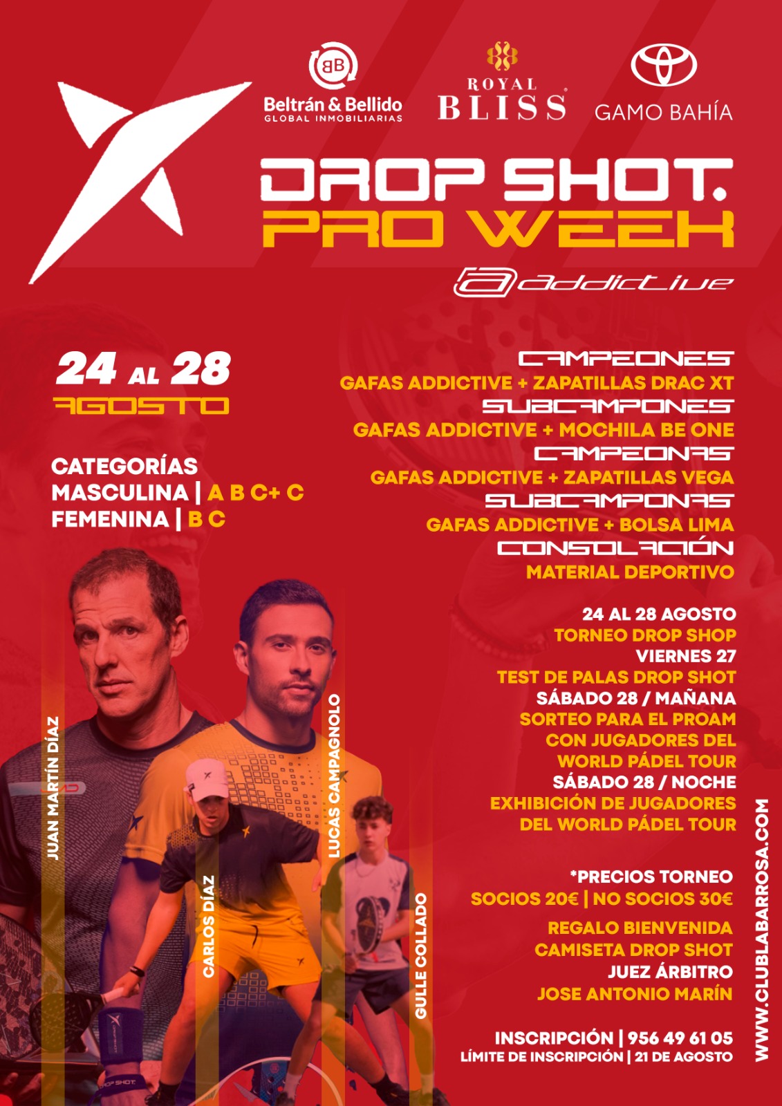Drop Shot Pro Week - Club La Barrosa