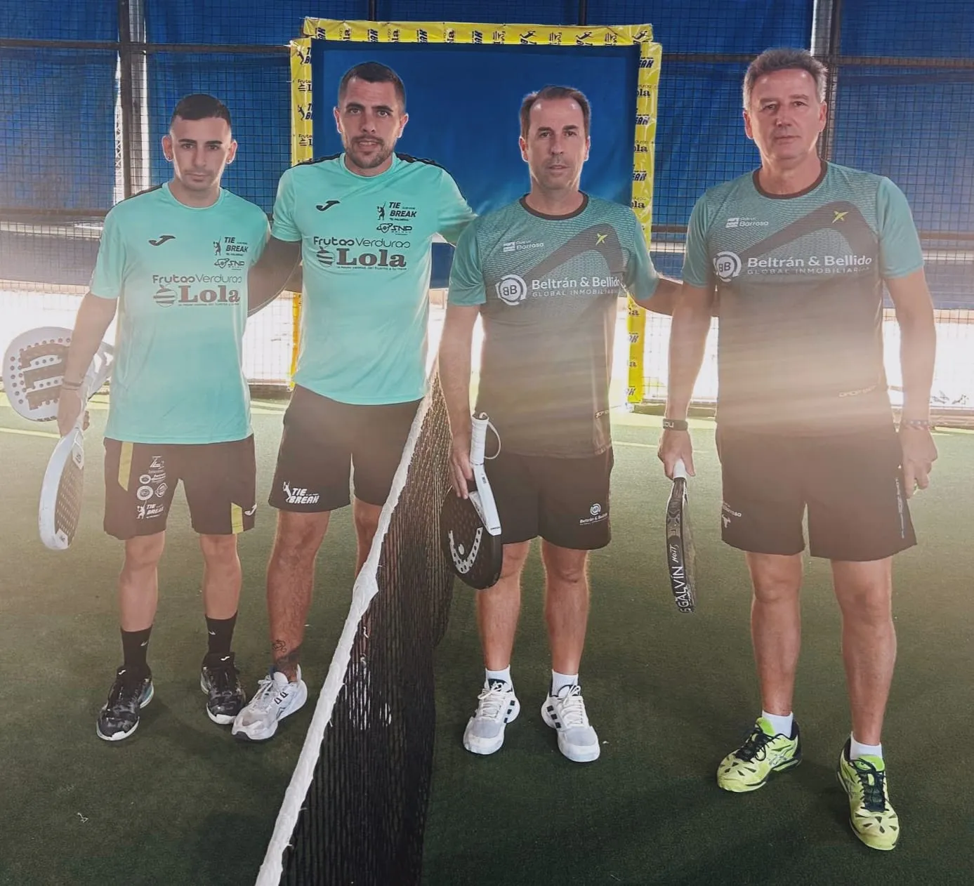 El cuarto enfrentamiento de la Serie Nacional de Pádel, La Barrosa vs Tiebreak