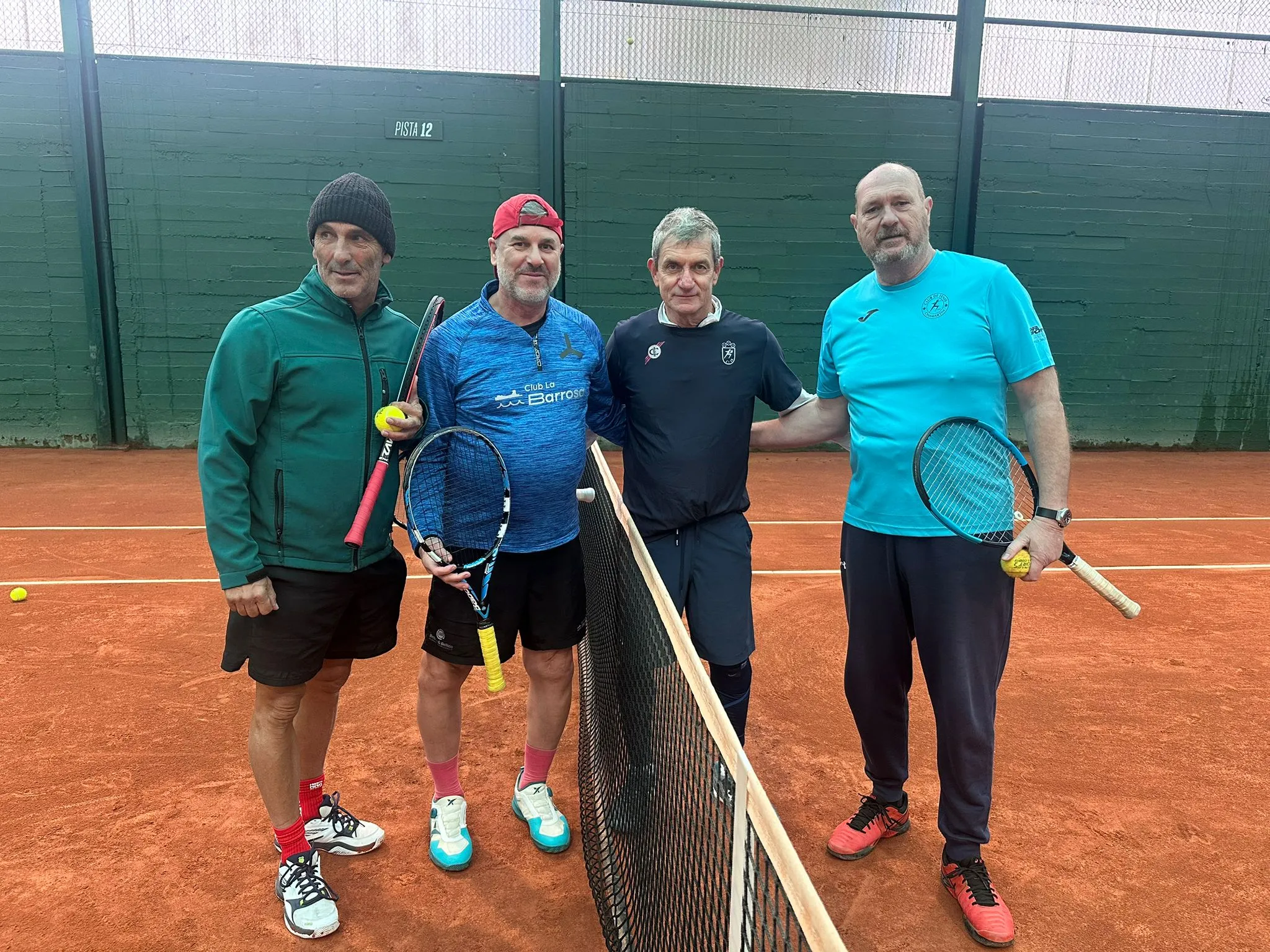 Primera jornada de la InterCup, Cluba la Barrosa y Club de Tenis Chamartín